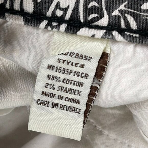 Hot Kiss SIZE 10 Skinny Lily Acanthus/Tapestry Victorian Pattern Low Rise Jeans - Picture 7 of 7